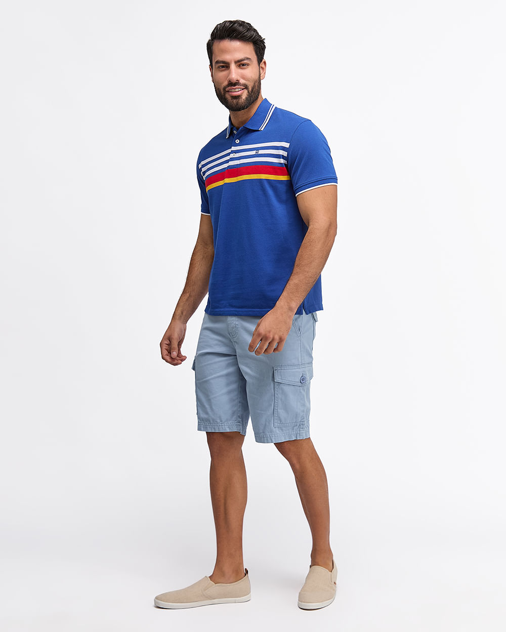 Polo-Cuello-Camisa-Hombre-Saylor-Azul-Nautico-Seda-M