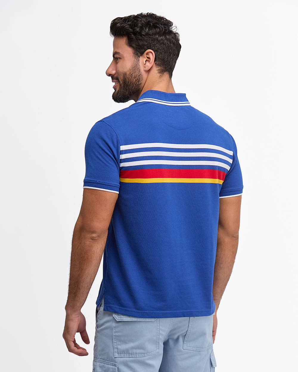 Polo-Cuello-Camisa-Hombre-Saylor-Azul-Nautico-Seda-M