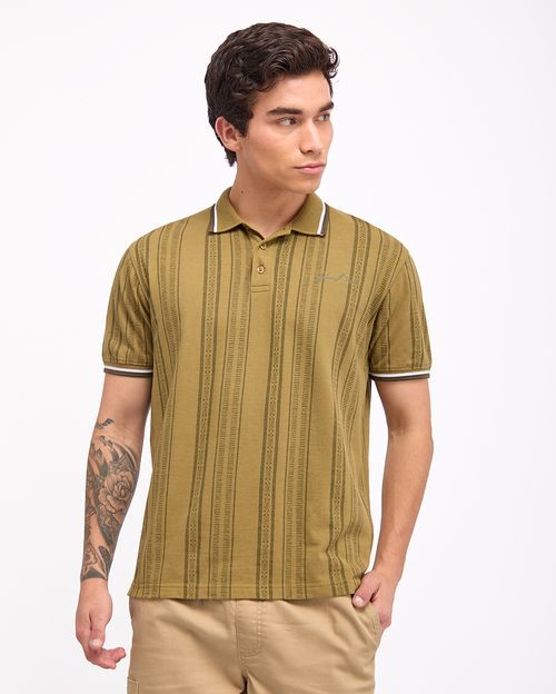 Polo Cuello Camisa Hombre Bolton Verde Frost