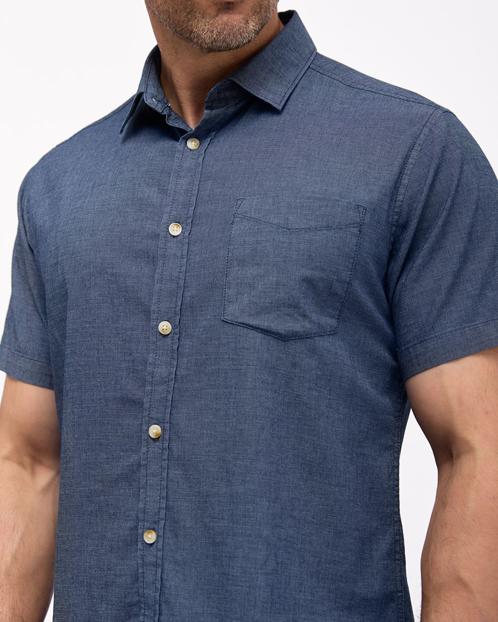 Camisa-Hombre-Turner-Azul-Oxford-M