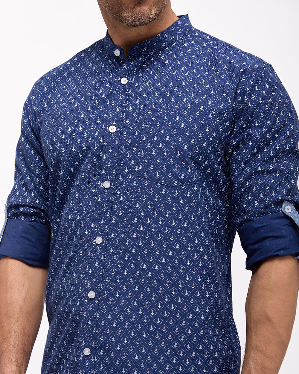 Camisa-Hombre-Gibbs-Azul-Atlantico-M