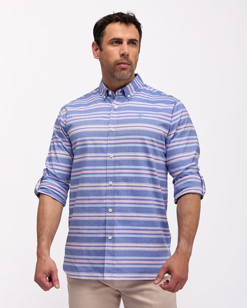 Camisa Hombre Barbossa Acero Intenso