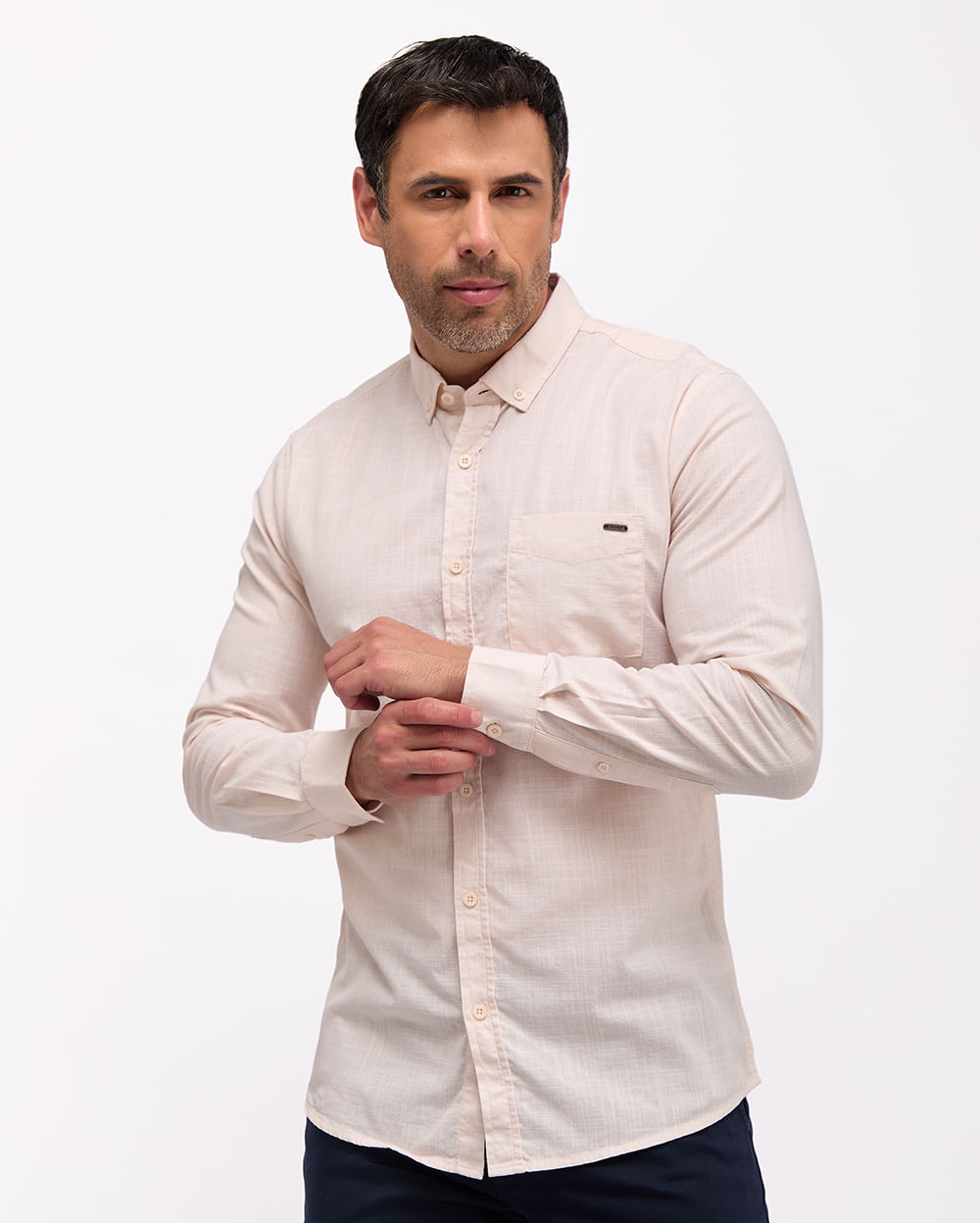 Camisa-Hombre-Paolo-Beige-Botanico-M
