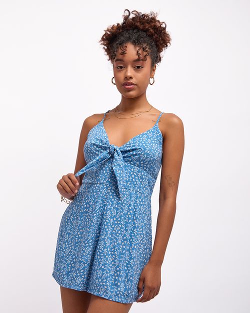 Enterizo Mujer Lexie Acero Denim