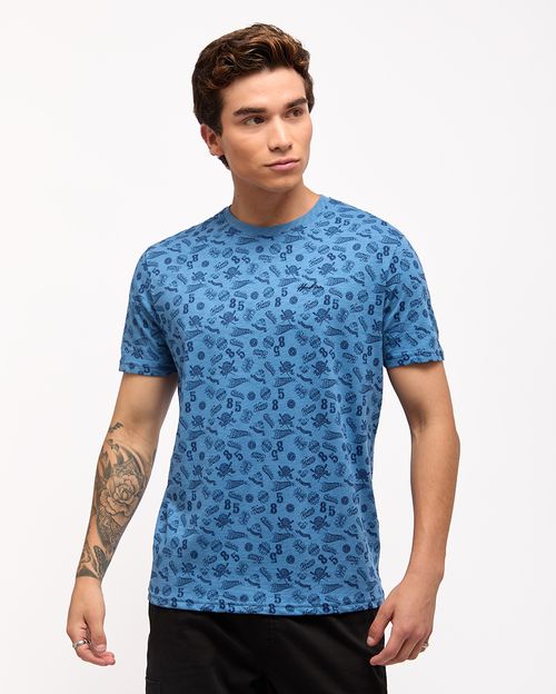 Polo Hombre Steve Acero Denim