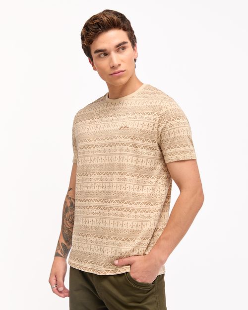 Polo Hombre Steve Beige Tapioca
