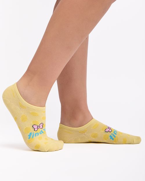 Calcetines Pack X 2 Mujer Emma Coco / Amarillo Agua