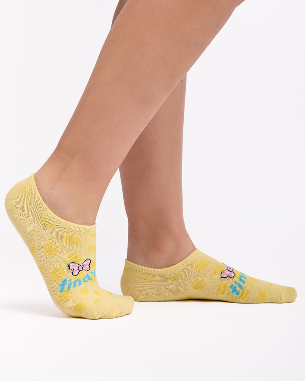 Calcetines-Pack-X-2-Mujer-Emma-Coco---Amarillo-Agua-U