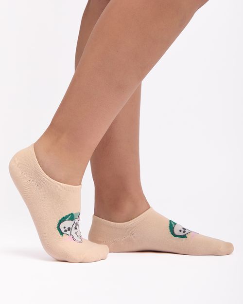 Calcetines Pack X 2 Mujer Emma Nude / Blanco Optico
