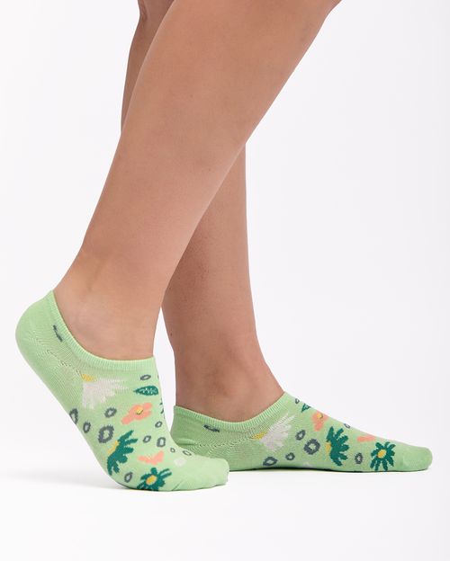 Calcetines Pack X 2 Mujer Olivia Palo Rosa / Verde Nile