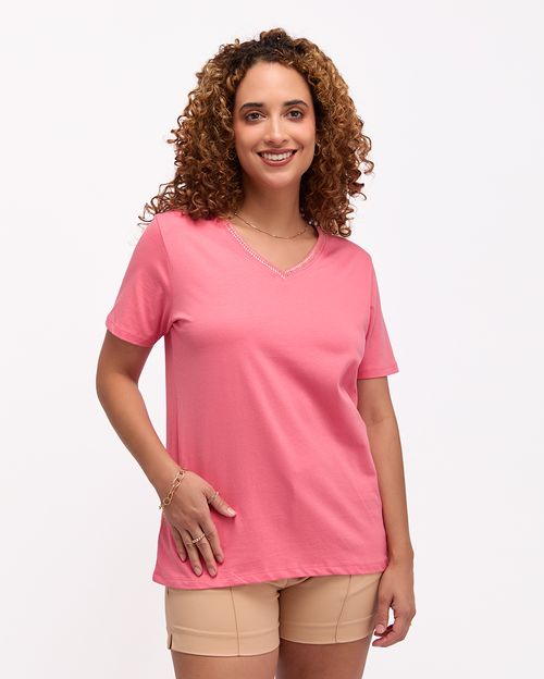 Polo Mujer Paulina Coral Carmin