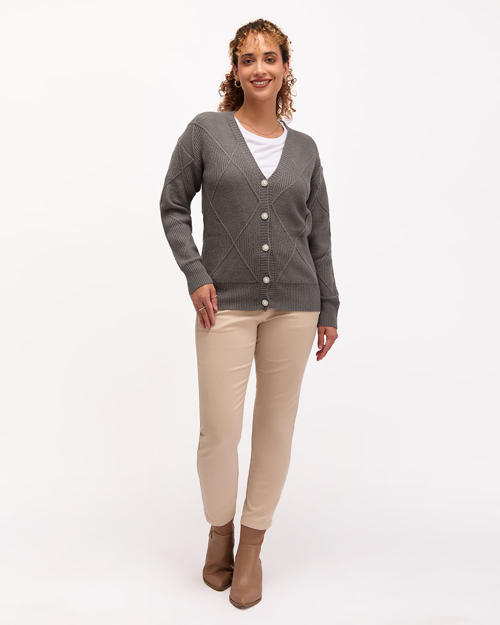 Cardigan-Mujer-Chenil-Charcoal-S