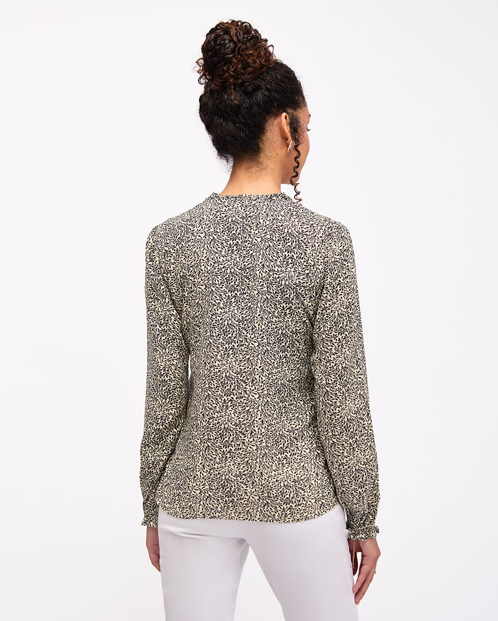 Blusa-Mujer-Agatha-Print-Beige-Crema-S