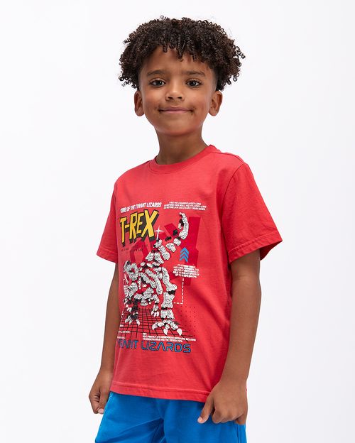 Polo Niño Eros Rojo Fiesta