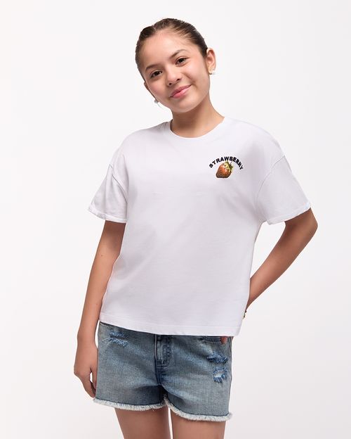 Polo Jovencita Marieta Blanco Optico
