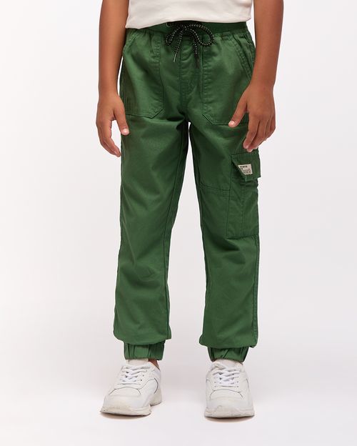 Jogger Niño Jean Verde Feld
