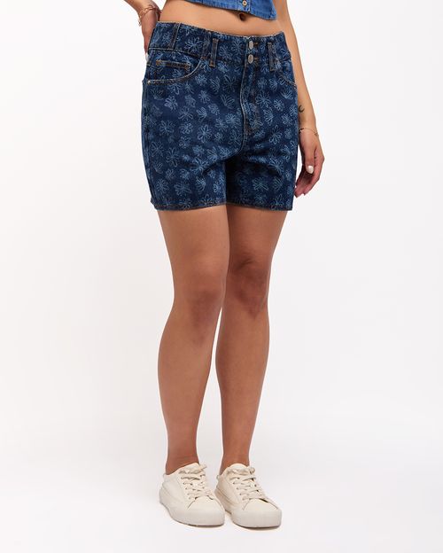 Short Denim Mujer Karol Azul