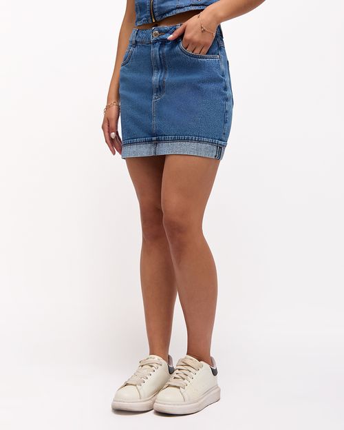 Falda Denim Mujer Carly Total Natural