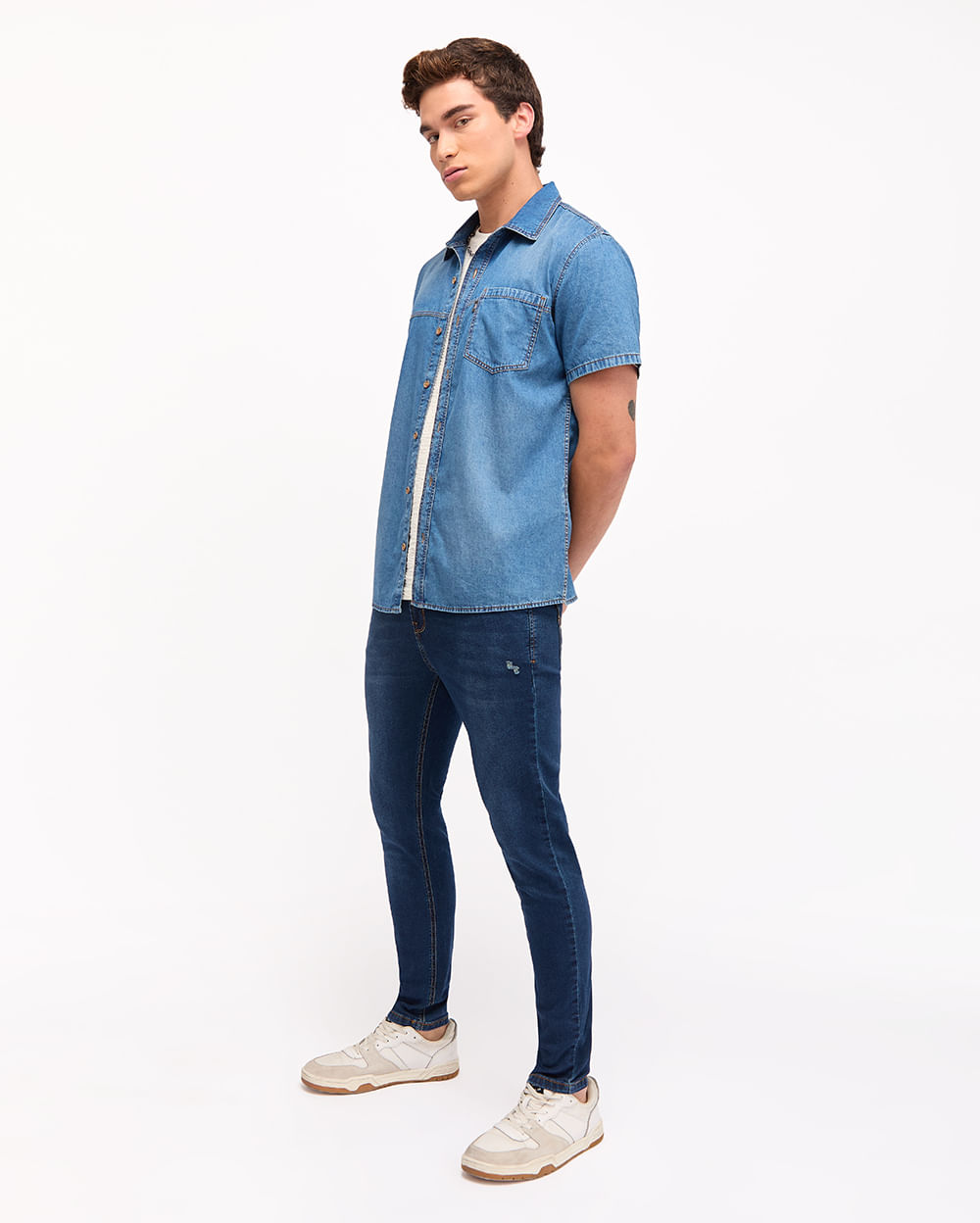 Camisa-Hombre-Rafael-Total-Smock-Blue-M