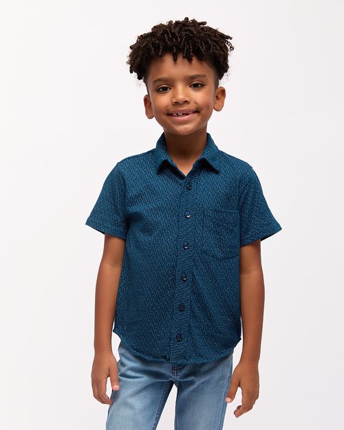 Camisa Niño Tom Azul Náutico