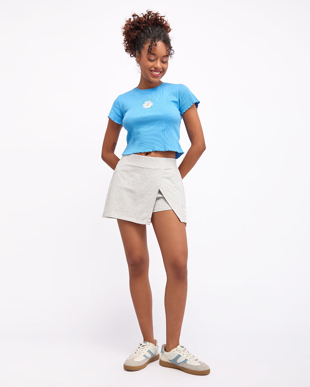Falda-Short-Mujer-Isabella-Niquel-Poly-S