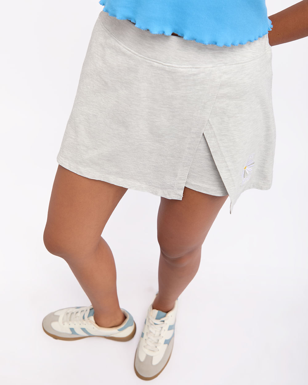 Falda-Short-Mujer-Isabella-Niquel-Poly-S