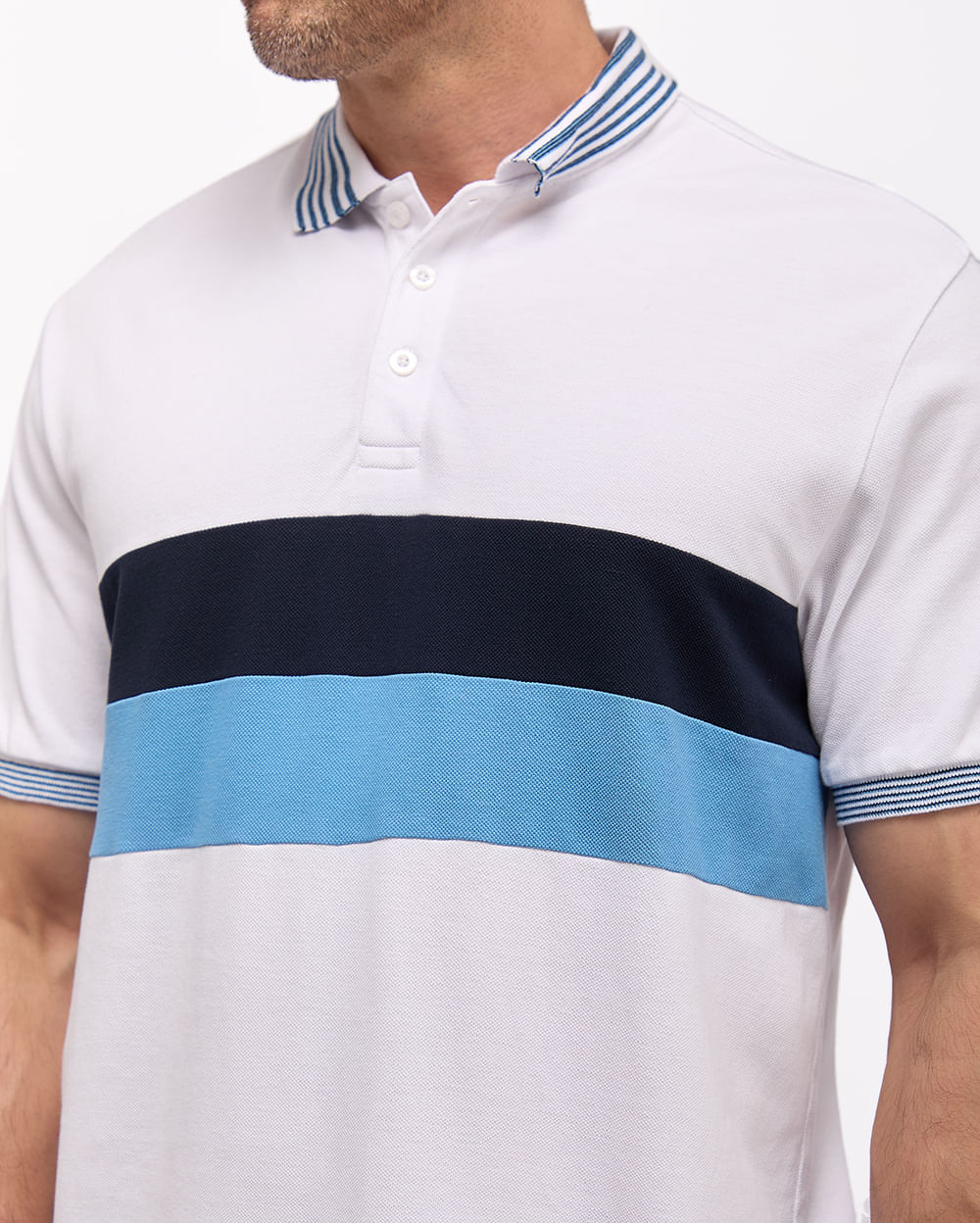 Polo-Cuello-Camisa-Hombre-Lowther-Blanco-Optico-M