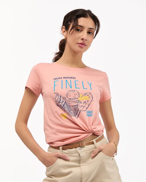 Polo Mujer Harumi Melón Botánico