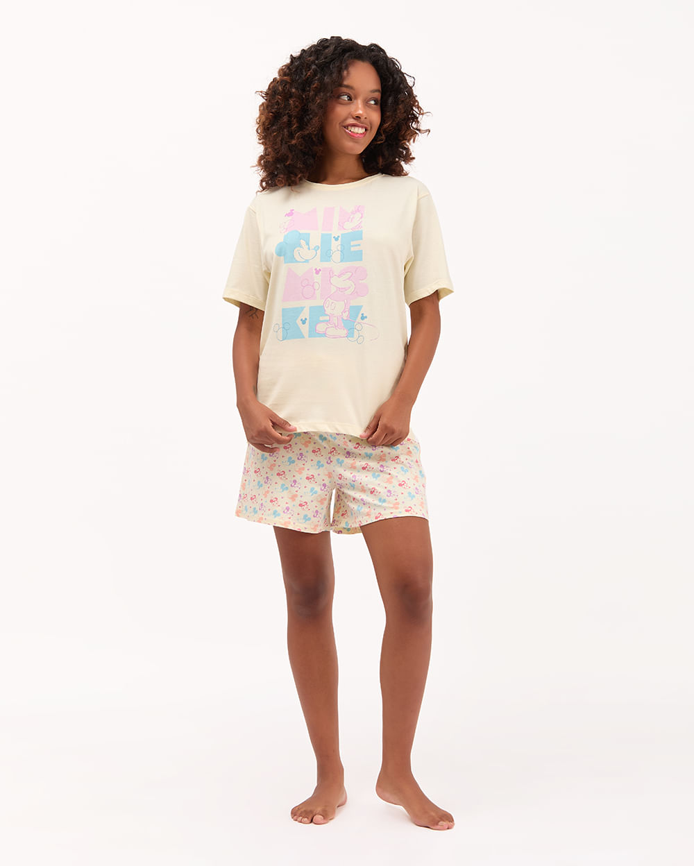 Short-De-Pijama-Mujer-Jaz-Crema-Pastel-S