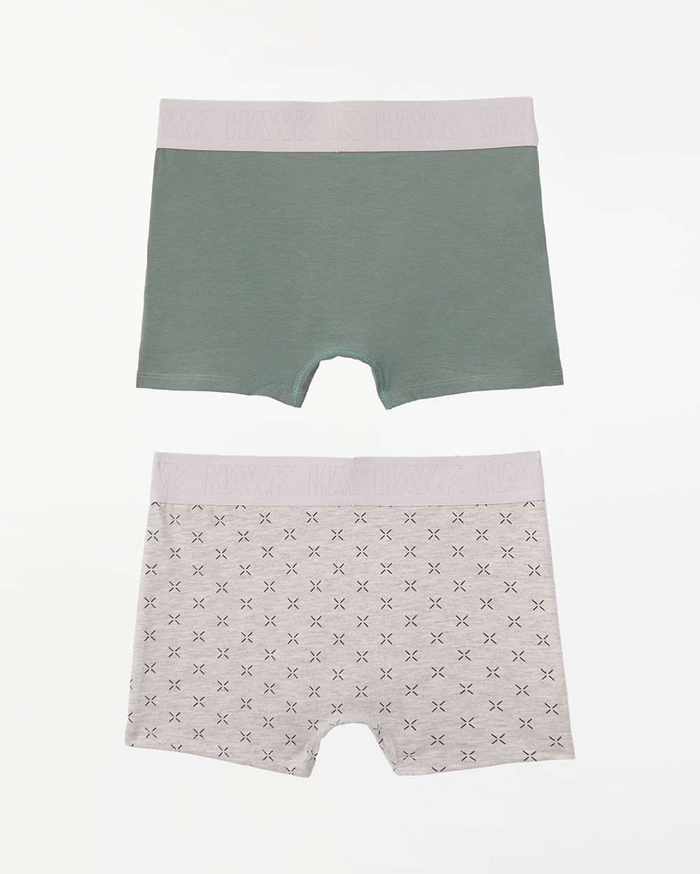 Boxer-Pack-X-2-Hombre-Camir-Grey-Melange-Verde-M