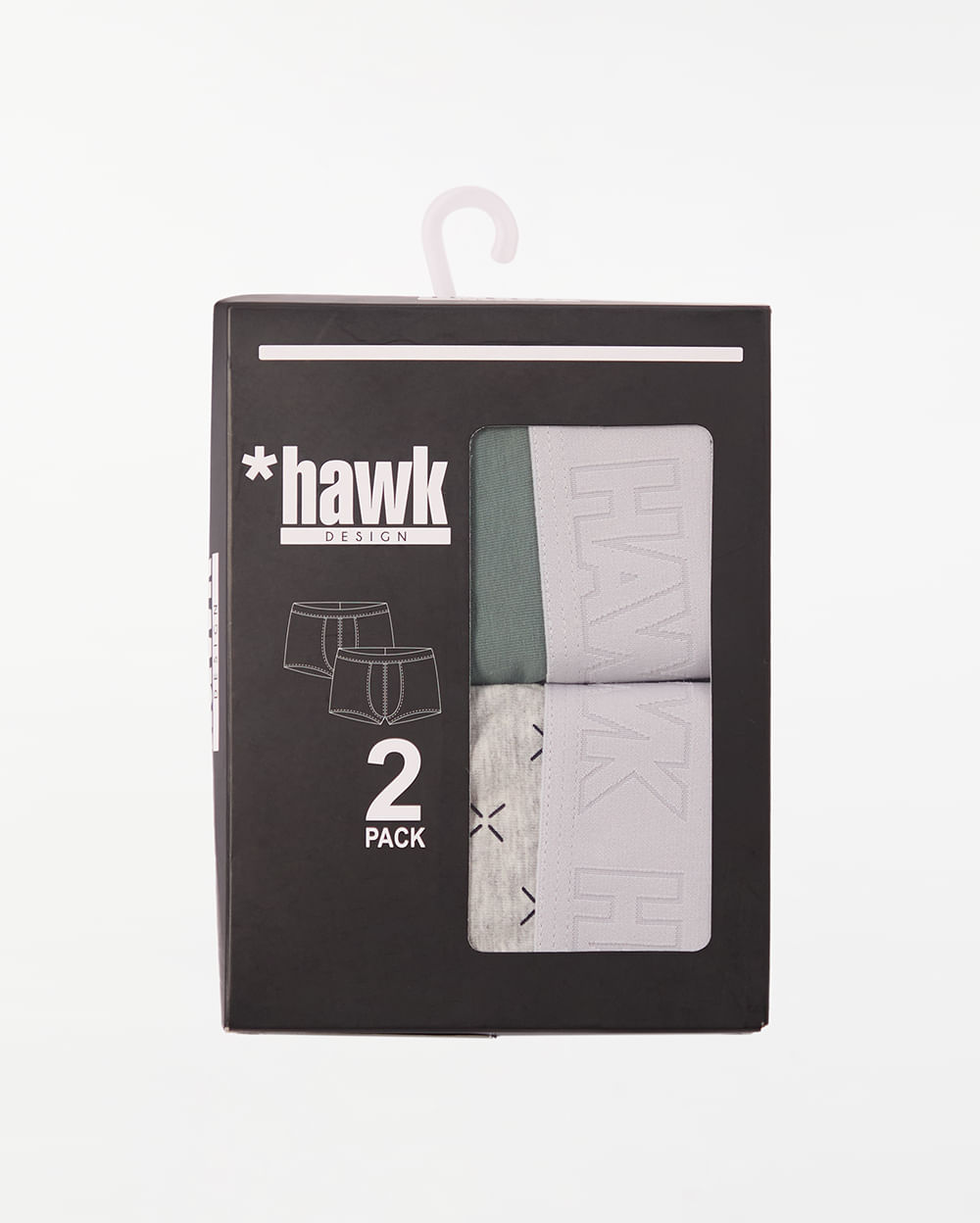 Boxer-Pack-X-2-Hombre-Camir-Grey-Melange-Verde-M