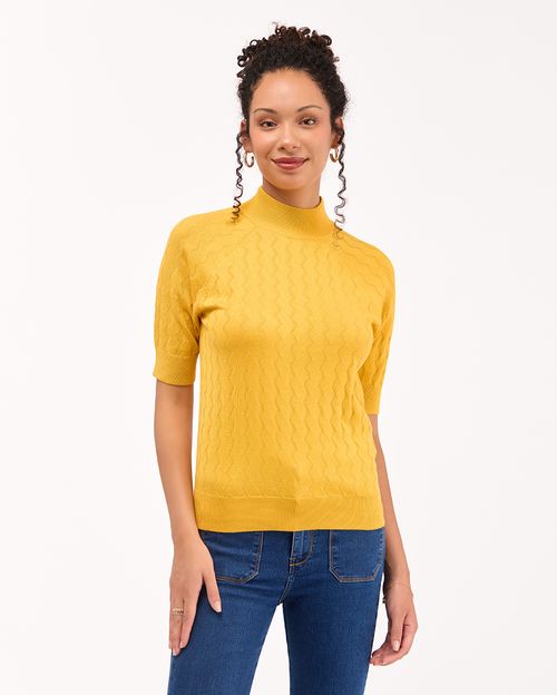Chompa Mujer Valentina Amarillo Maiz