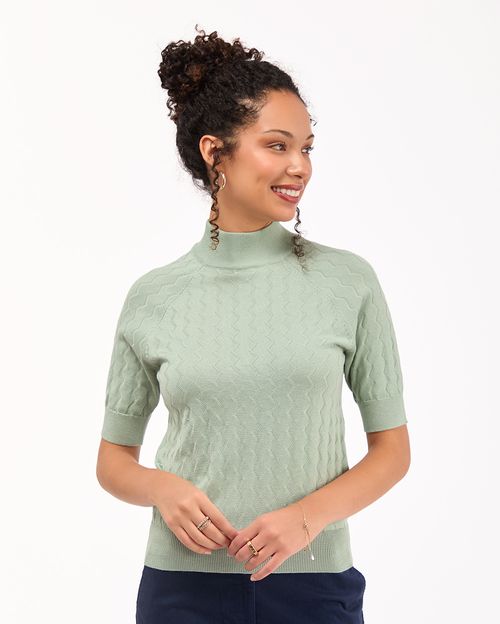 Chompa Mujer Valentina Verde Lili