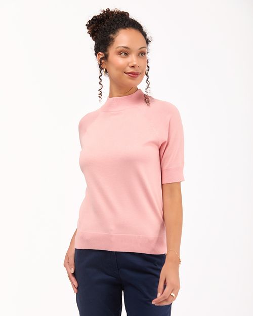 Chompa Mujer Valentina Solid Rosado Vintage