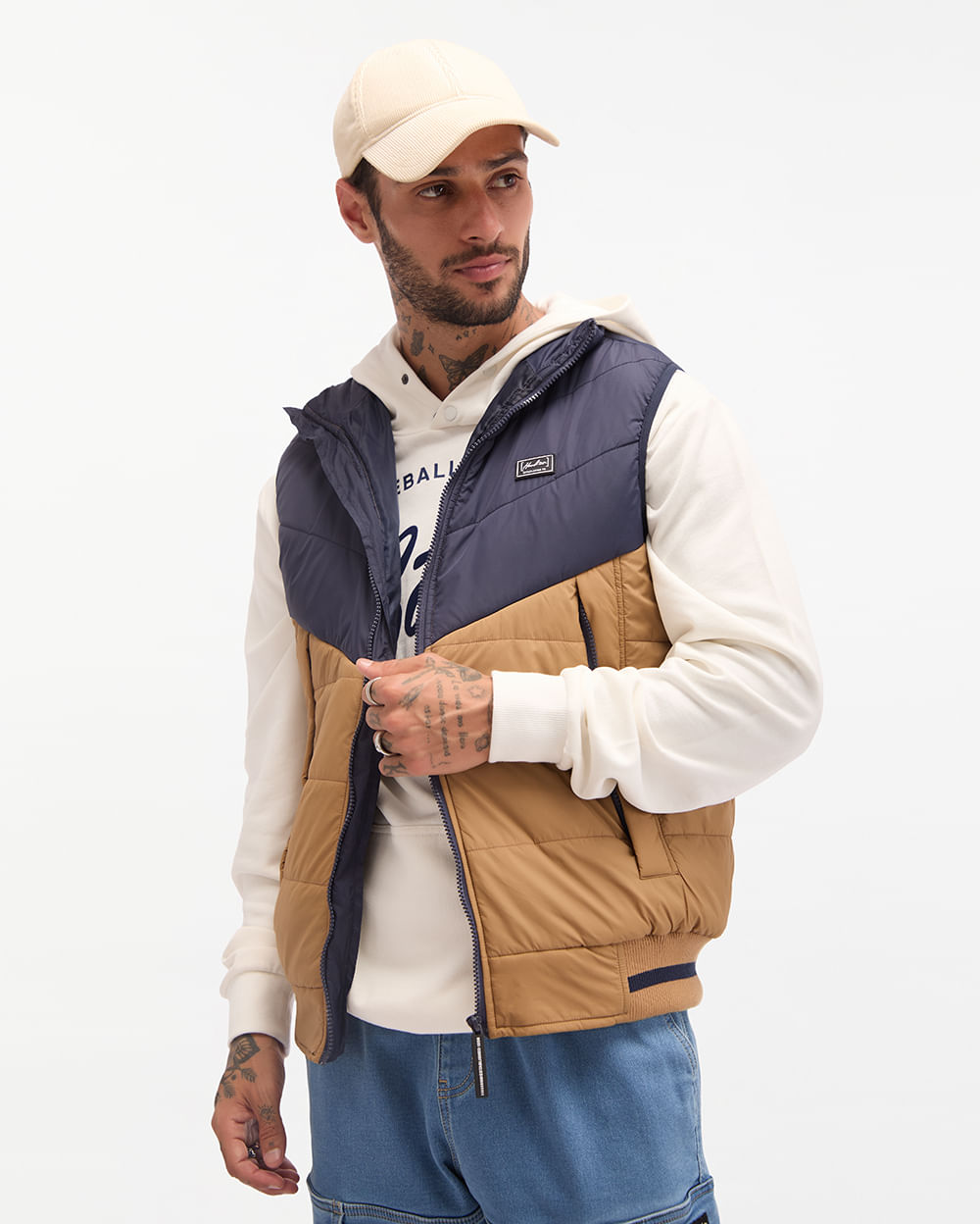 Chaleco-Hombre-Nonaik-Azul-Imperial-M