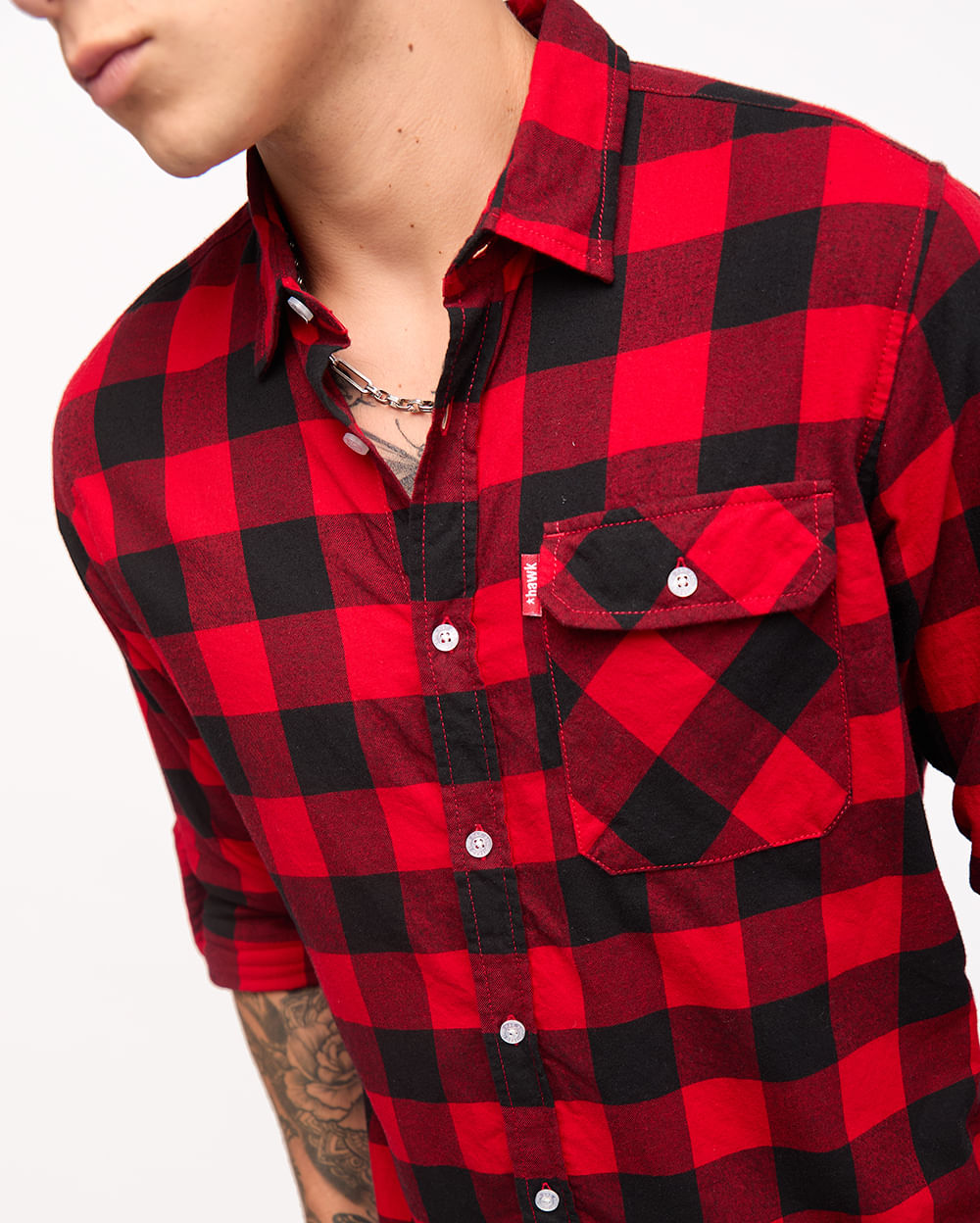 Camisa-Hombre-Thomas-Rojo-M