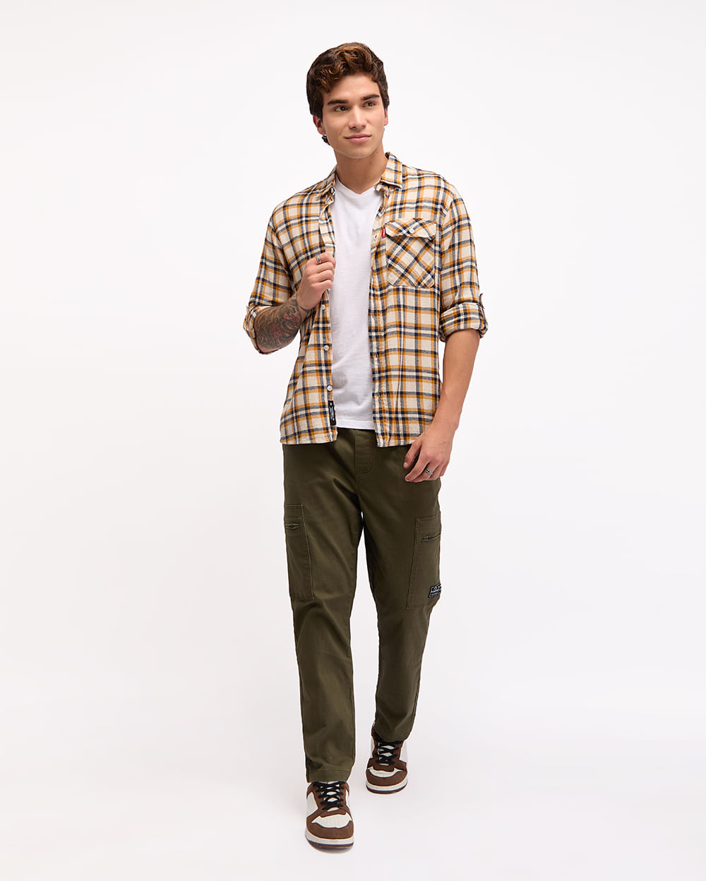 Camisa-Hombre-Thomas-Crema-Pastel-M