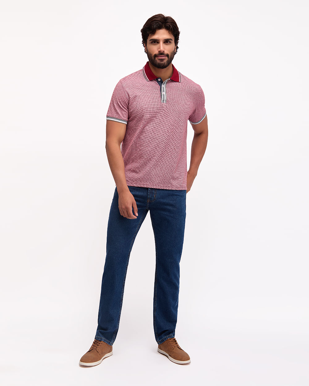 Polo Cuello Camisa Hombre Raul Vino Wine | Topitop.pe