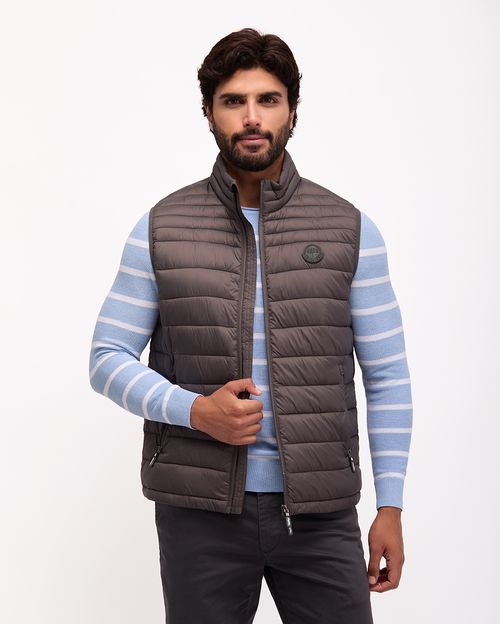 Chaleco Hombre Saul Gris Oscuro