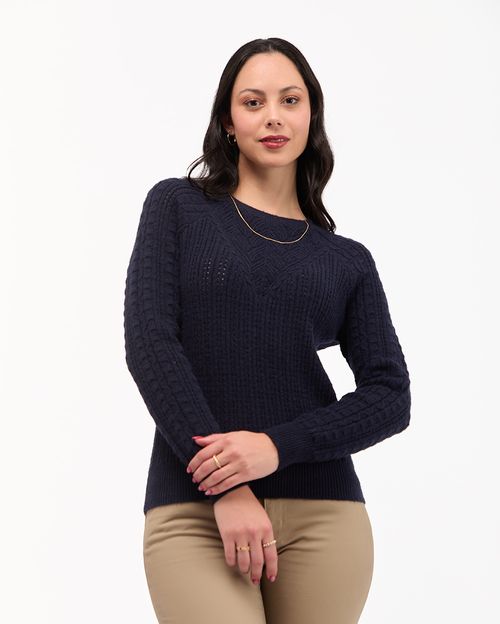 Chompa Mujer Sofy Azul Mora