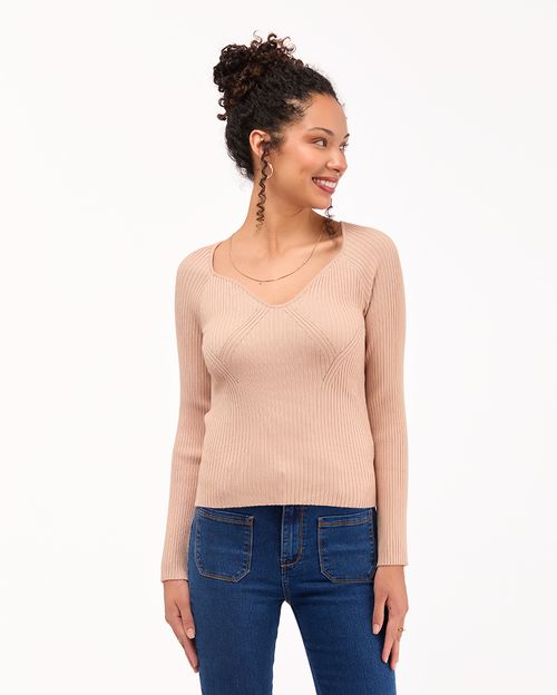 Chompa Mujer Jimena Beige