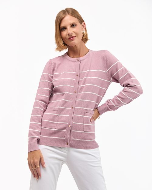 Chompa Mujer Karol Lila Empolvado