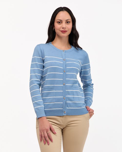 Chompa Mujer Karol Azulino French