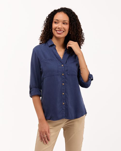 Blusa Mujer Miluska Azul Mora