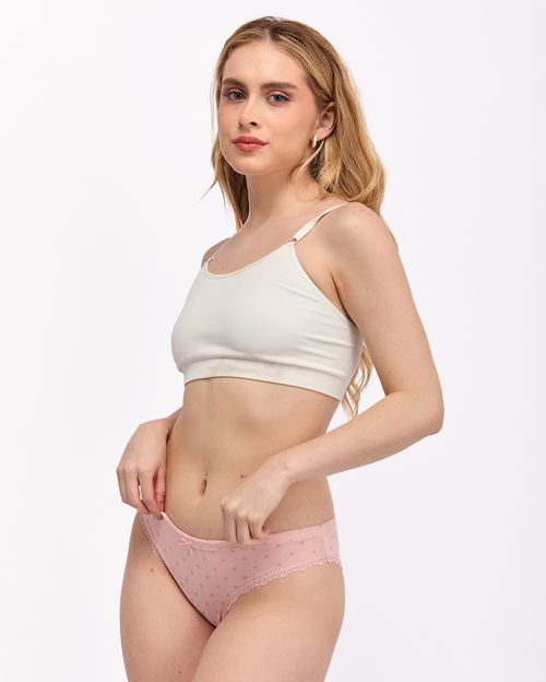 Trusas Pack x 3 Mujer New Xenia Rosado Clavel
