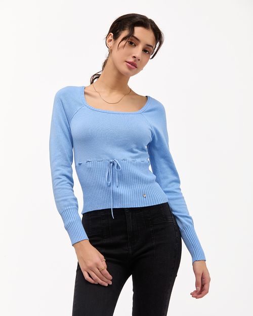 Chompa Mujer Caro Celeste Dusk
