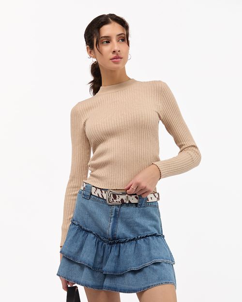 Chompa Mujer Alto Beige Arena