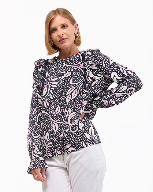 Blusa Mujer Abi Azul Atlántico
