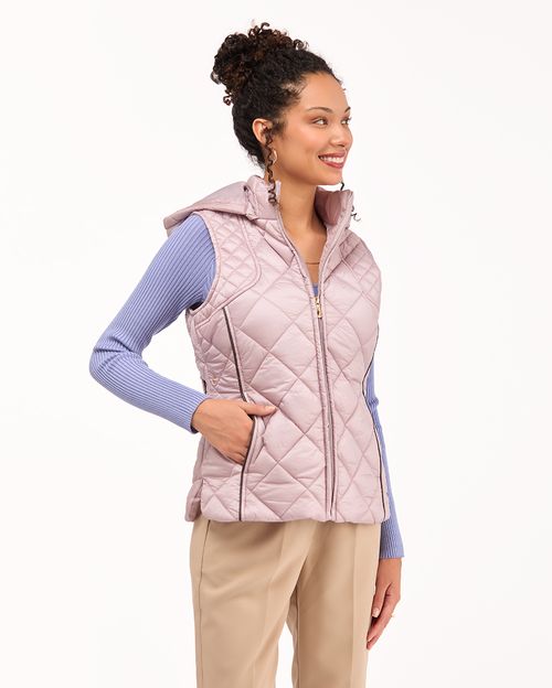 Chaleco Mujer Paola Lila Pastel