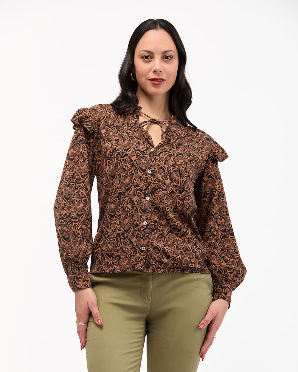 Blusa-Mujer-Agnes-Print-Negro-S